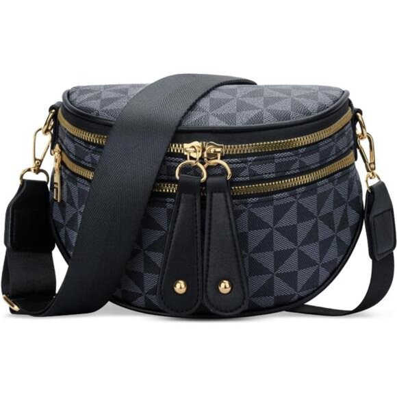 Crossbody Sling Bag for Women Trendy Navy Blue - Picture 1 of 6
